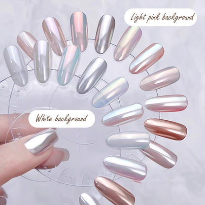 2024 New Updates🌈Chrome Mirror-Effect Nail Powder