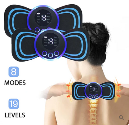 🔥Hot Sale🔥Portable Massager with 8 Modes and LCD Screen - Mini Muscle Stimulator for Pain Relief