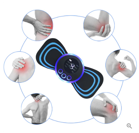 🔥Hot Sale🔥Portable Massager with 8 Modes and LCD Screen - Mini Muscle Stimulator for Pain Relief