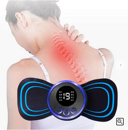 🔥Hot Sale🔥Portable Massager with 8 Modes and LCD Screen - Mini Muscle Stimulator for Pain Relief